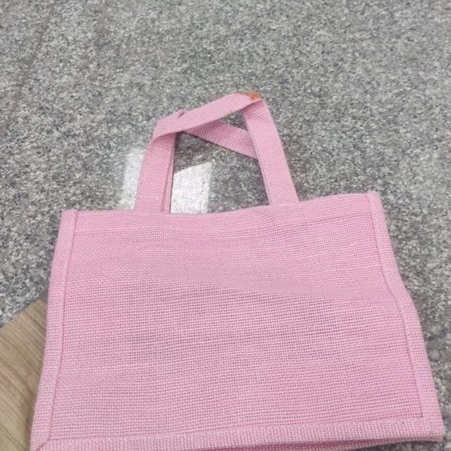 Blush Pink Jute Tote, Puru Wings jute product