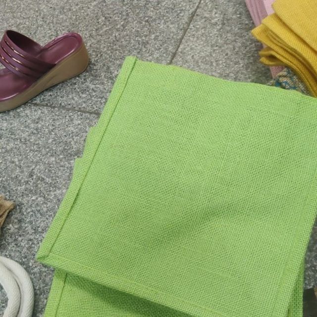 Parrot Green Jute Bag, Puru Wings jute product